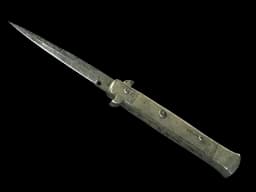 ★ Stiletto Knife | Safari Mesh (Battle-Scarred)