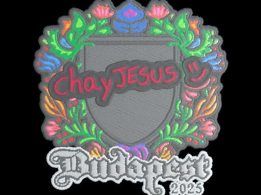 Sticker | chayJESUS (Embroidered) | Budapest 2025