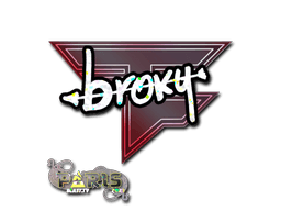 Sticker | broky (Glitter) | Paris 2023