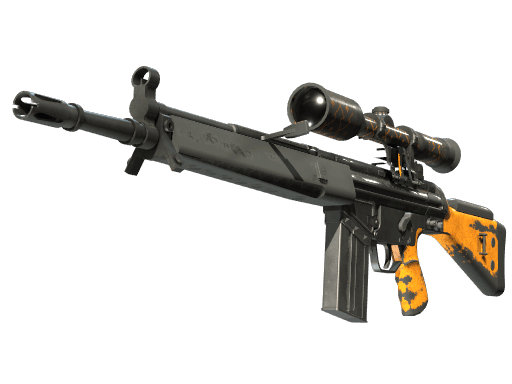 G3SG1 | Orange Kimono (Battle-Scarred)