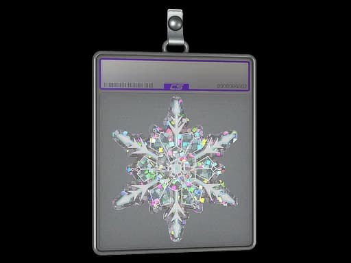 Sticker Slab | Snowfall (Glitter)