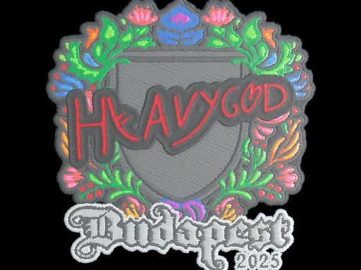 Sticker | Heavygod (Embroidered) | Budapest 2025