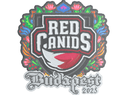 Sticker | RED Canids (Embroidered) | Budapest 2025