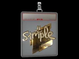 Sticker Slab | s1mple (Gold) | Boston 2018