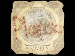 Sticker | Plopski | Austin 2025