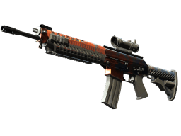 StatTrak™ SG 553 | Danger Close (Field-Tested)