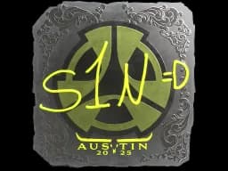Sticker | s1n (Foil) | Austin 2025