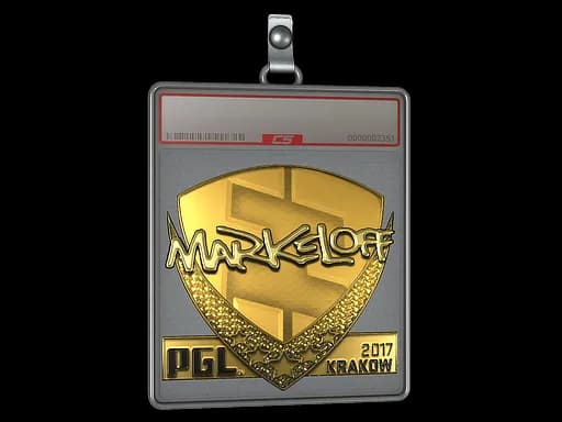 Sticker Slab | markeloff (Gold) | Krakow 2017