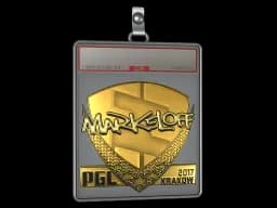 Sticker Slab | markeloff (Gold) | Krakow 2017
