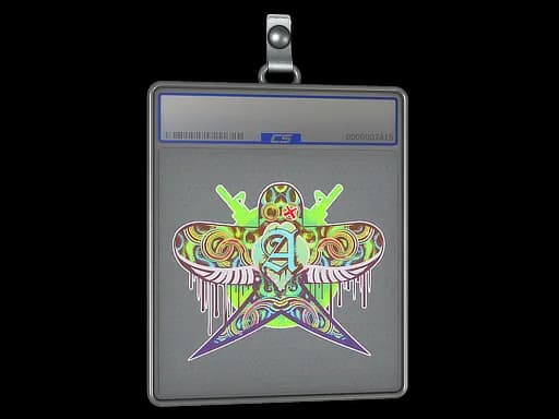 Sticker Slab | Green Swallow