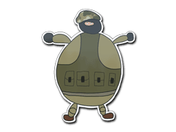 Sticker | Poorly Drawn IDF