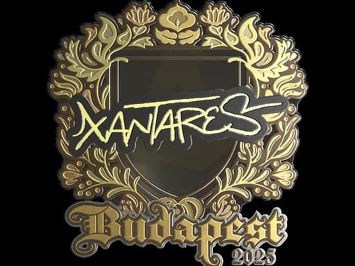 Sticker | XANTARES (Gold) | Budapest 2025