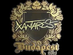 Sticker | XANTARES (Gold) | Budapest 2025