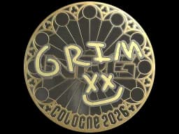 Sticker | Grim (Gold) | Cologne 2026