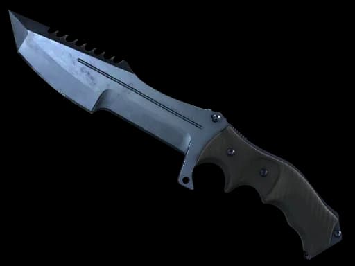 ★ Huntsman Knife | Blue Steel (Battle-Scarred)