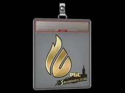 Sticker Slab | Copenhagen Flames (Gold) | Stockholm 2021