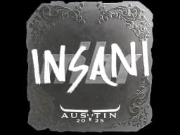 Sticker | insani (Foil) | Austin 2025