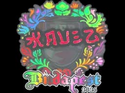 Sticker | kauez (Holo) | Budapest 2025