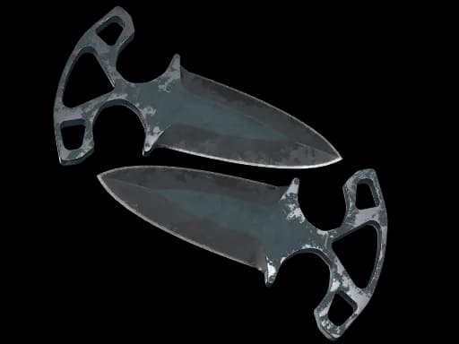 ★ StatTrak™ Shadow Daggers | Night (Battle-Scarred)