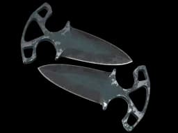 ★ StatTrak™ Shadow Daggers | Night (Battle-Scarred)