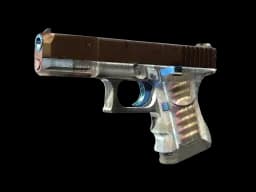 Glock-18 | Clear Polymer (Battle-Scarred)