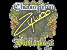 Sticker | ZywOo (Champion) | Budapest 2025