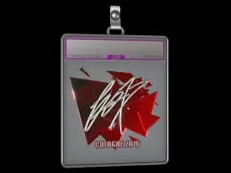 Sticker Slab | fox (Foil) | Cologne 2016