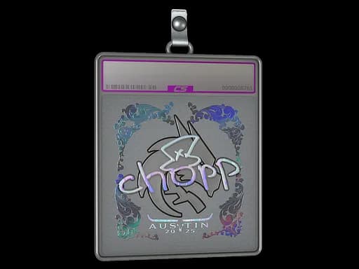 Sticker Slab | chopper (Holo) | Austin 2025