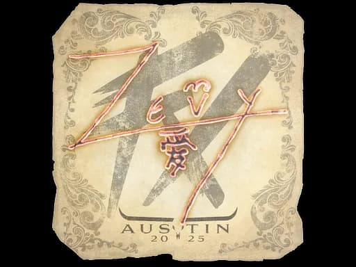 Sticker | zevy | Austin 2025