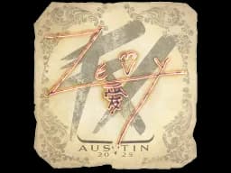 Sticker | zevy | Austin 2025