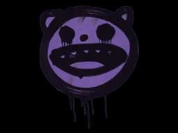 Sealed Graffiti | Happy Cat (Monster Purple)