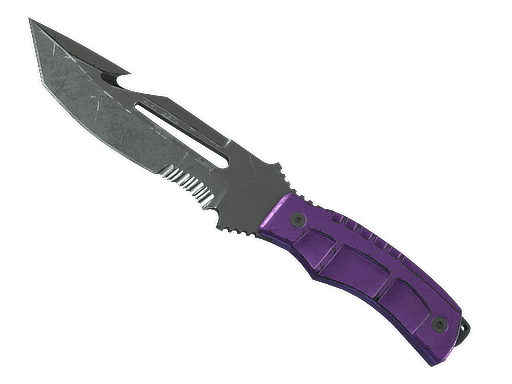 ★ Survival Knife | Ultraviolet (Battle-Scarred)