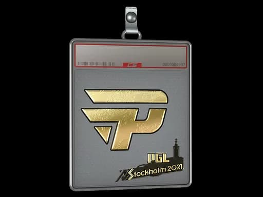 Sticker Slab | paiN Gaming (Gold) | Stockholm 2021