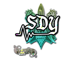 Sticker | sdy (Glitter) | Paris 2023