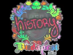 Sticker | History (Holo) | Budapest 2025