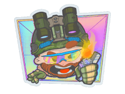 Sticker | Try Hard (Holo)