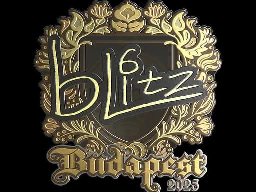 Sticker | bLitz (Gold) | Budapest 2025
