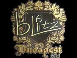 Sticker | bLitz (Gold) | Budapest 2025