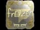Sticker | frozen (Gold) | Austin 2025 CS2 skin