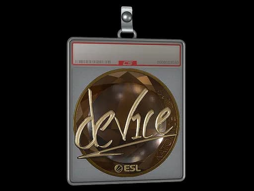 Sticker Slab | device (Gold) | Katowice 2019