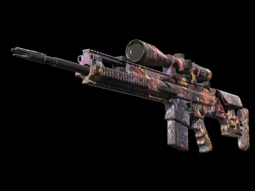 StatTrak™ SCAR-20 | Poultrygeist (Well-Worn)