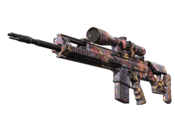 StatTrak™ SCAR-20 | Poultrygeist (Well-Worn)