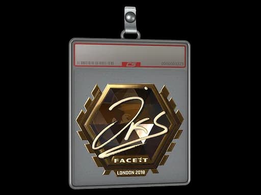 Sticker Slab | jks (Gold) | London 2018