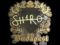 Sticker | sh1ro (Gold) | Budapest 2025