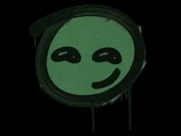 Sealed Graffiti | Smirk (Jungle Green)