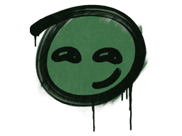 Sealed Graffiti | Smirk (Jungle Green)