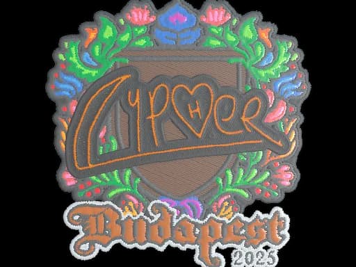 Sticker | Cypher (Embroidered) | Budapest 2025