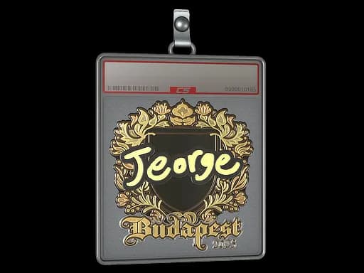 Sticker Slab | jeorge (Gold) | Budapest 2025