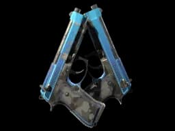 StatTrak™ Dual Berettas | Urban Shock (Well-Worn)