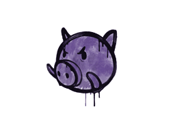 Sealed Graffiti | Piggles (Monster Purple)